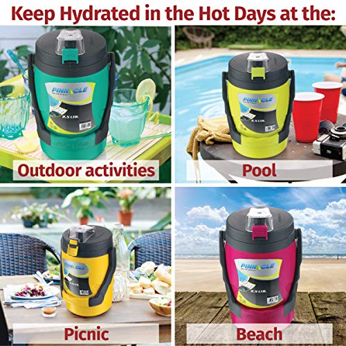 Reusable Insulated Water Jug Leakproof Portable Water Jug 85oz