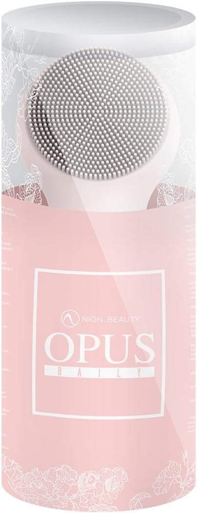 NEW! NION BEAUTY Opus Daily Sonic Facial Cleansing Device (Baby Pink) #1 International Facial Cleansing Brush