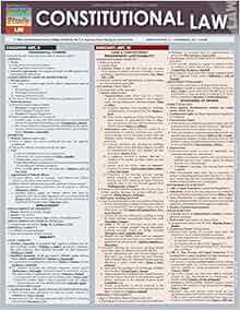 Constitutional Law Quick Study Law Inc Barcharts