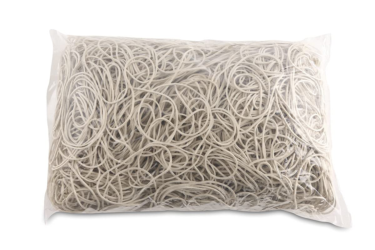 Rubber Bands OFFICE PRODUCTS Diameter 60mm 1,5x1,5mm 1000g White/Small Office Accessories/Type-Standard/Material-Rubber/Weight (g)-1000 / Colour-White/Size-1,5x1,5mm