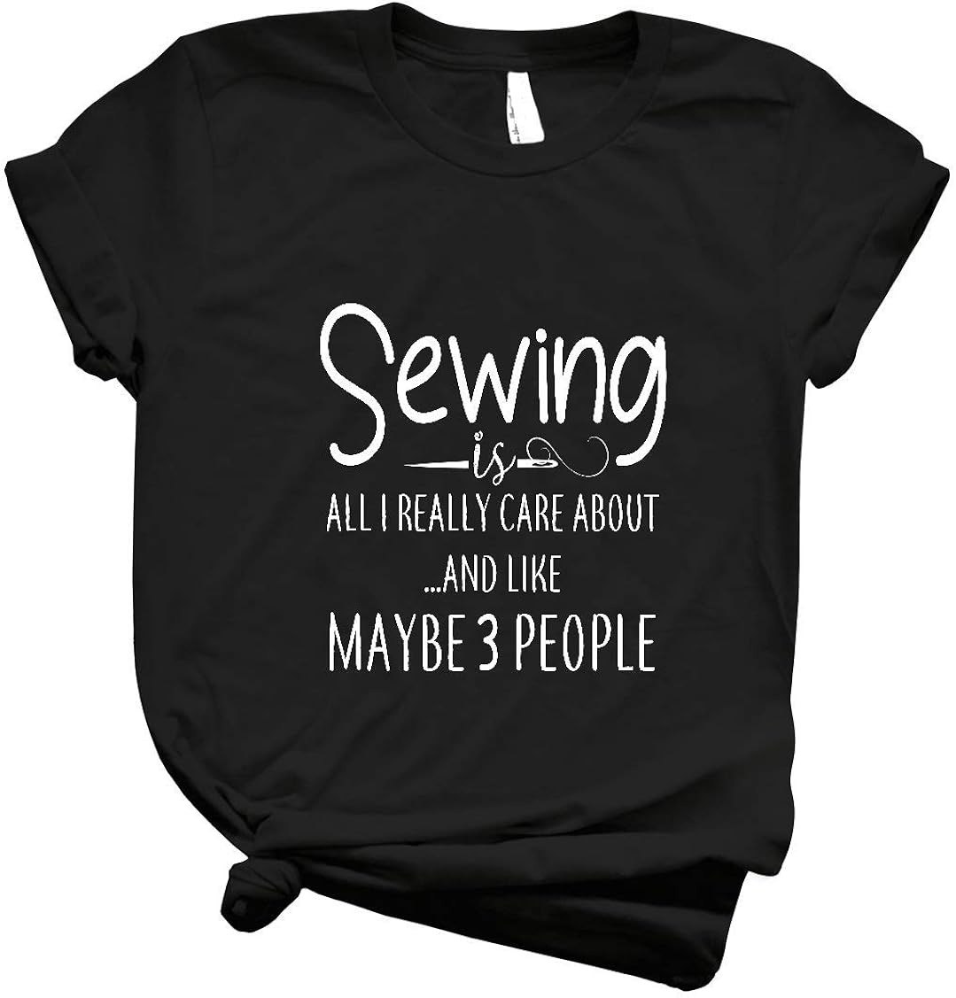 Amz-Choicez Sewineg is All I Already Care About Tailor Slogan Three Only Things, Sewineg, Sewineg Machine, Fabric