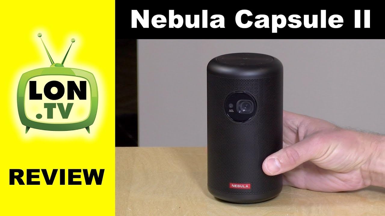 Watch Nebula Capsule II Android TV Projector Review on Amazon Live