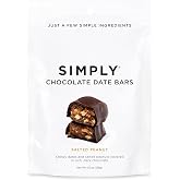 SIMPLY GUM, Salted Peanut Dark Chocolate Date Bars, 4.5 Ounce