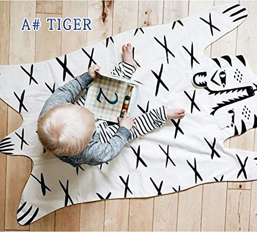 Tiger Blanket Animal Carpet Play Mats Autumn Winter Car Children Floor Kids Crawling Rugs Baby Game Pad For Games Puzzle Soft Toy