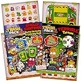 Trash Pack Coloring and Activity Book Set (2 Coloring Books with Stickers and Temporary Tattoos)