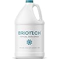 BRIOTECH Topical Skin Spray, Hypochlorous Acid for Body & Face, Eyelid Cleanser, HOCl Facial Mist, Support Against Irritation, Calm Redness, Soothe Foot & Scalp, 1 Gallon Refill, 1 ct