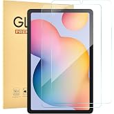 Jngnpn 2 Pack Screen Protector for Samsung Galaxy Tab S6 Lite (10.4 Inch) (2024/2022/2020),9H Hardness Tempered Glass Film,Case Friendly,Touch Sensitive,Anti-Scratch,Bubble Free（Clear）