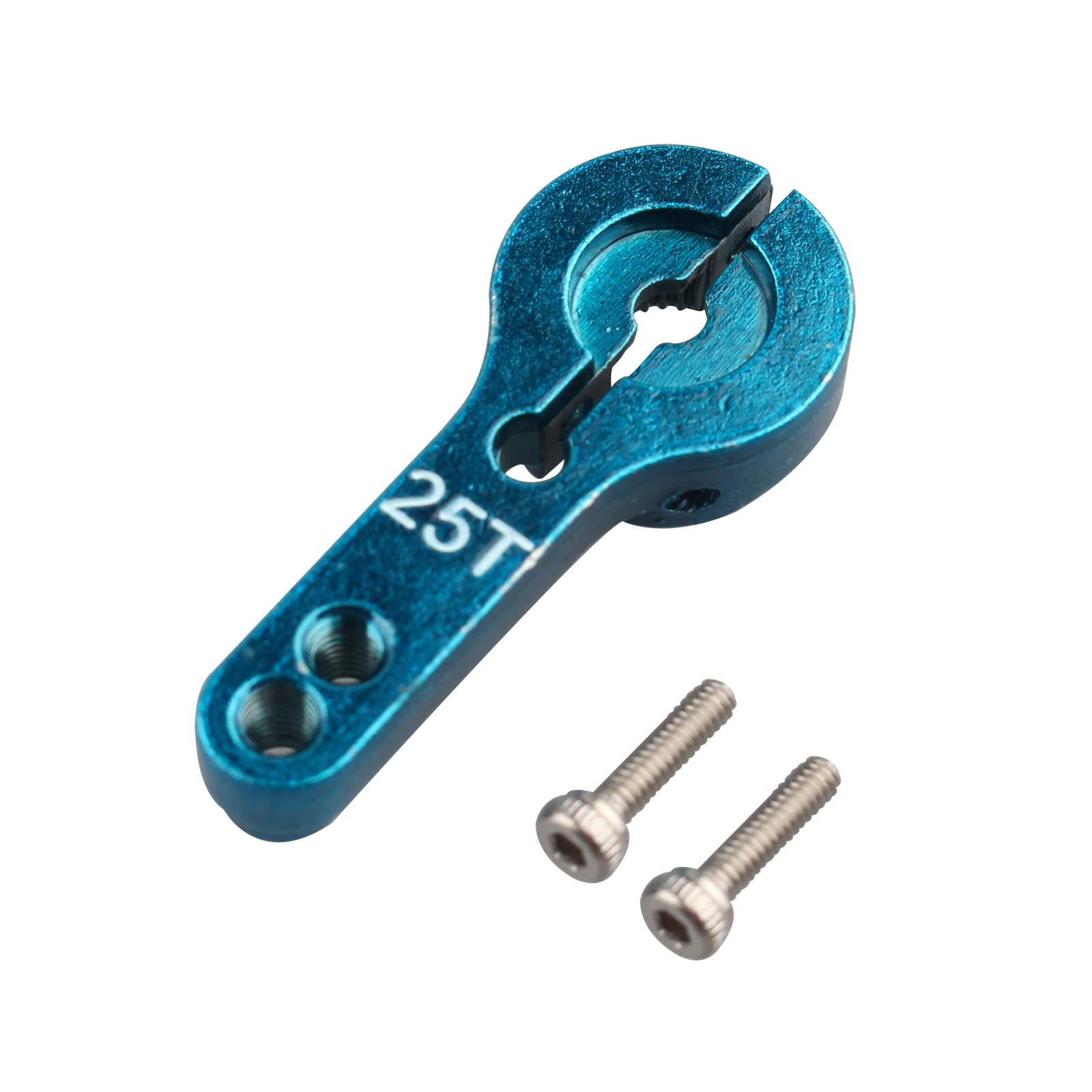 HALJIA 25T M3 Metal Servo Horn Rocker Arm CNC Aluminium Alloy Servo Arm Horn Compatible with MG995 MG946R MG996R MG945 S3003 RC Servo Motor