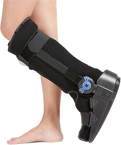 Amhuui Bottes De Tendon D Achille Articulees Cheville Pied Support Brace Chaussures D Achille Correction De La Fracture De La Cheville Et La Chute Du Pied Black M Amazon Fr Sports Et Loisirs