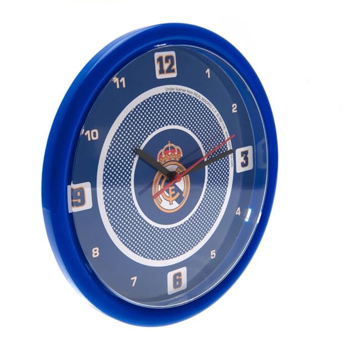Real Madrid Bullseye Wall Clock MultiColour Amazon.co.uk Sports