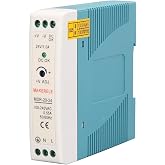 MAKERELE 24V MDR DIN Rail Power Supply 20W | AC 100V-240V to DC 24V Switching Power Supply Converter with Overload Protection