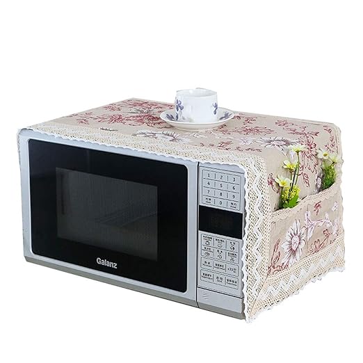 LXJJDGF Cubierta Antipolvo del Horno Microondas, Algodón Y Lino ...