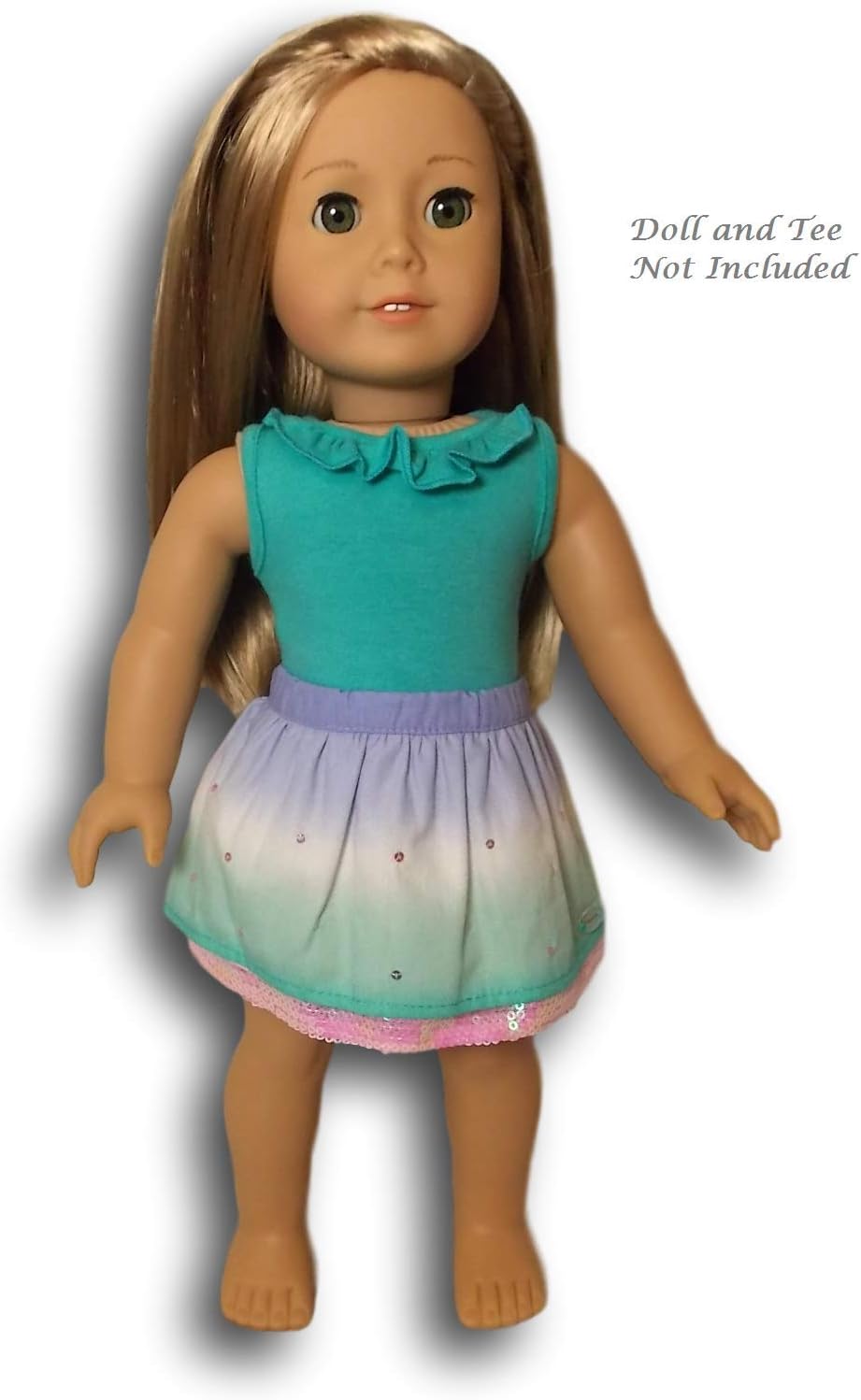 American Girl Truly Me Ombre Waves Skirt TM for 18" Dolls (Doll Not Included)