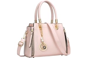 KKXIU Stylish Women Satchel Purses and Handbags Vegan Leather Top Handle Shoulder Crossbody Bag