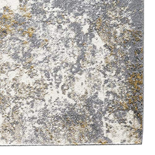 Luxe Weavers 6490 Gray 6x9 Abstract Area Rug Modern Design, Medium