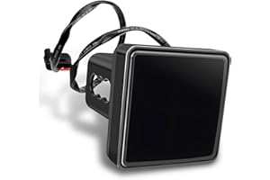 Titwaye 1 PC Trailer Hitch Light, Super Bright Towing Hitch Light, Waterproof Square LED Brake Lamp, Universal Trailer Access