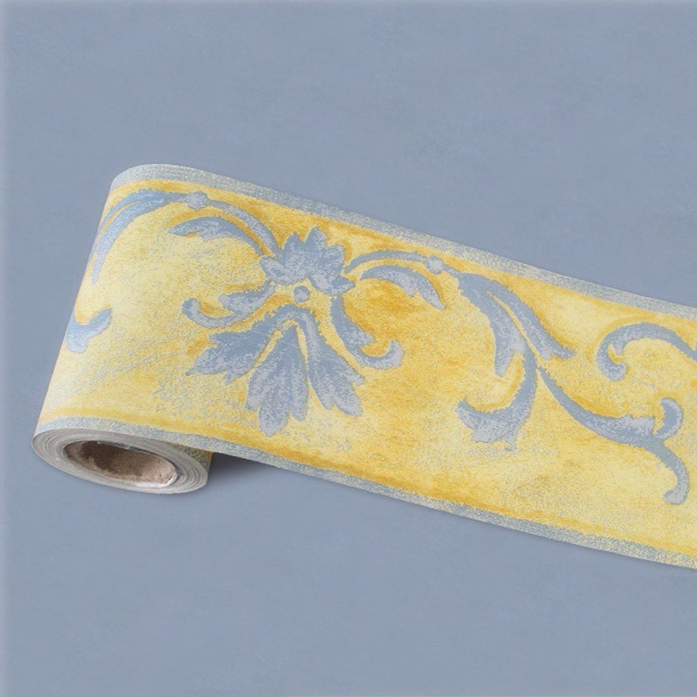 LoveFaye Yellow Wallpaper Border Self Adhesive Wall Covering Kitchen