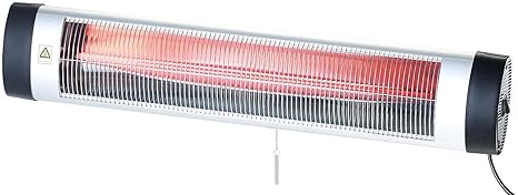 Semptec Urban Survival Technology Infrarotstrahler: IR-Heizstrahler mit Thermostat IRW-3000.RBL, rote Lampe, 3.000 W, IP24 (T