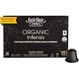 Nespresso Compatible Barrie House Fair Trade Organic Intenso Espresso Capsules 10 ct--Fits in Nespresso Original Line-- 90-day satisfaction guarantee