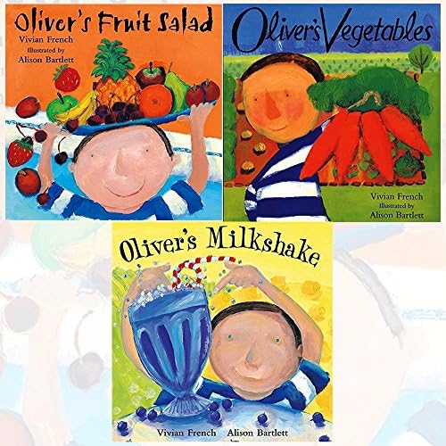 Vivian French Collection 3 Books Bundle with Gift Journal (Oliver's Fruit Salad, Oliver's Vegetables, Oliver's Milkshake)