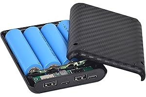 Yjcnelcr 4x18650 Battery Holder Shells Case Shells Charger Shells Protectors Box Soldering Free Lightweight Design