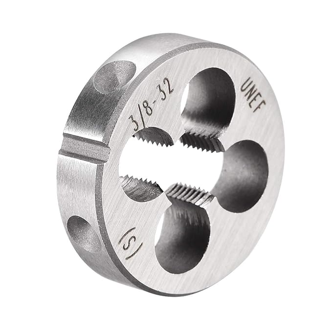 sourcing map 3/8"32 UNEF Right Hand Round Die Machine Thread Die, Threading Die, Screw Die Tool