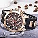 MINI FOCUS Men Casual Sport Watches Fashion Quartz Chronograph Waterproof Wristwatch for Men with Date Display …