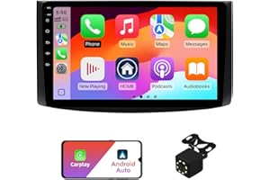 2+32G Android 13 Double Din Car Stereo for Chevrolet Aveo 2006-2012 with 9 Inch Touchscreen Radio Built-in Wireless Carplay/A