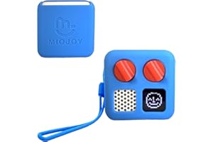 MIOJOY Silicone Case for Yoto Mini Player, Adventure Jacket with Wrist Lanyard Protective Skin Cover for Yoto Mini Accessories, Royal Blue