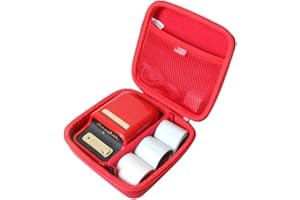 Hermitshell Hard Travel Case for NIIMBOT B21 Inkless Label Maker (Red)