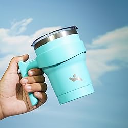 Konokyo 10 oz Tumbler with Handle and 2 Straw 2