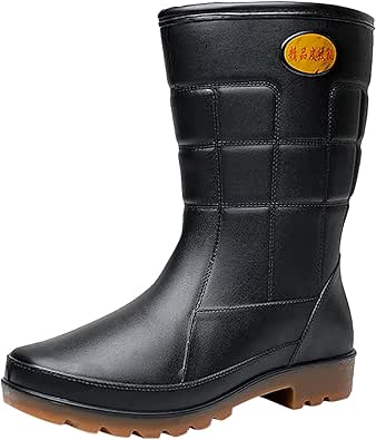 wide width rubber boots for men