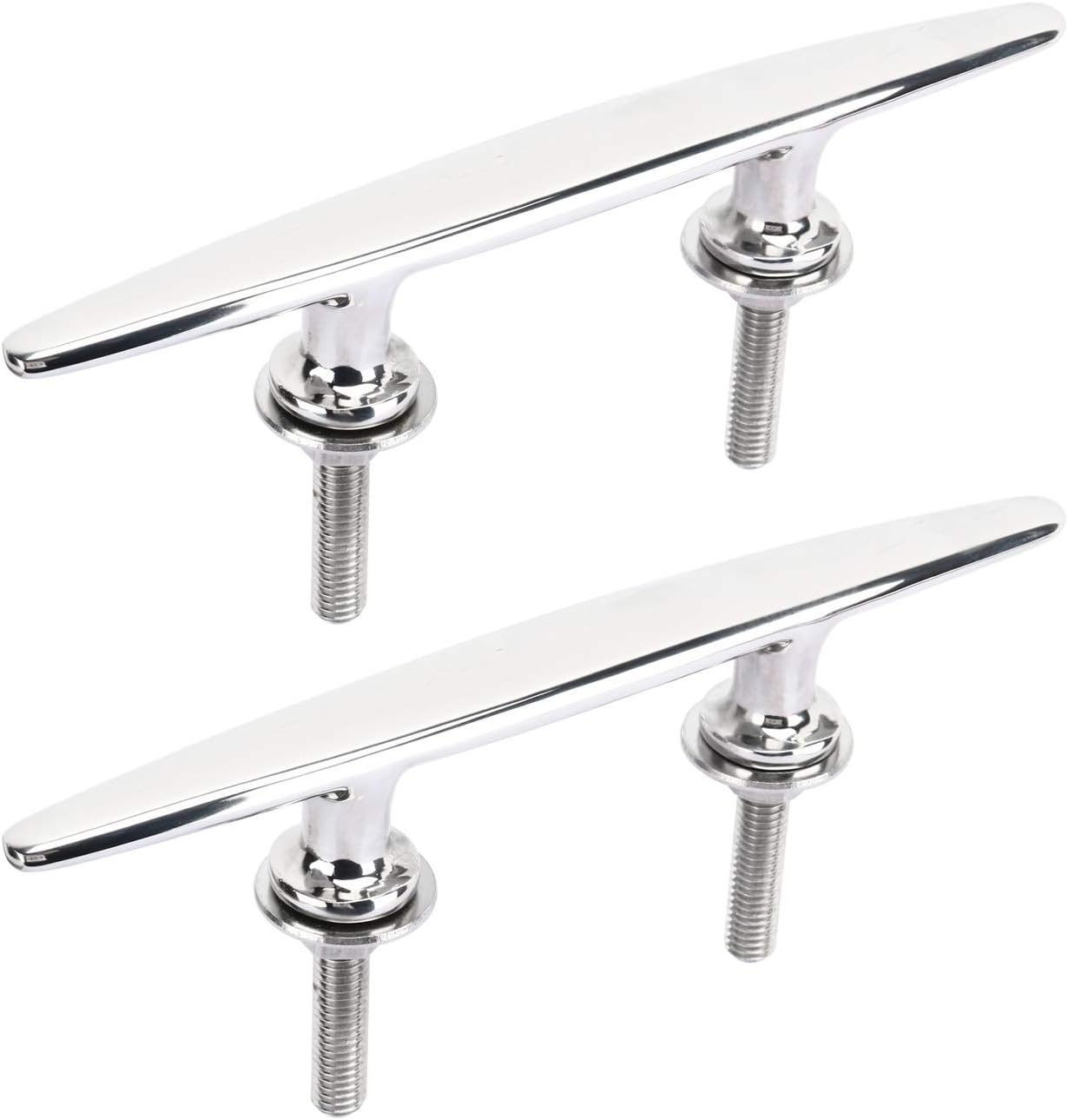 8 Inch Amarine Made 2 Pack Of High Polished 316 Stainless Steel Open 8 Inch Amarine Made 2 Pack Of High Polished 316 Stainless Steel Open