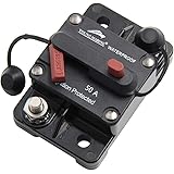 Young Marine Circuit Breaker for Boat Trolling with Manual Reset,Water Proof,12V- 48V DC