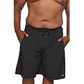 HOdo Mens Big and Tall Swim Trunks 11 inch with Mesh Liner Bathing Suits Swim Shorts for Men Plus Size 2X-7X