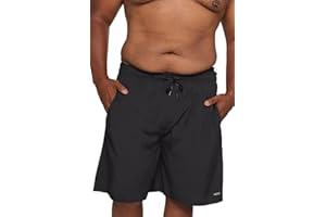 HOdo Mens Big and Tall Swim Trunks 11 inch with Mesh Liner Bathing Suits Swim Shorts for Men Plus Size 2X-7X