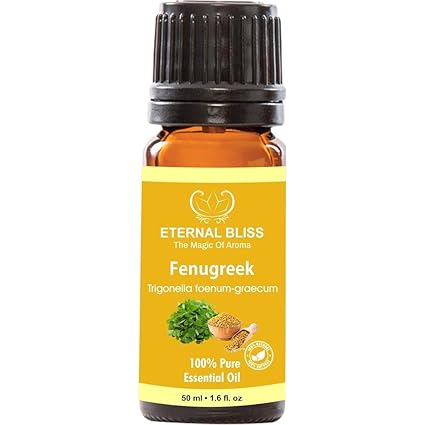 ETERNAL BLISS - THE MAGIC OF AROMA Fenugreek Essential Oil ( Trigonella foenum-graecum) (100% PURE - UNDILUTED) Therapeutic Grade 