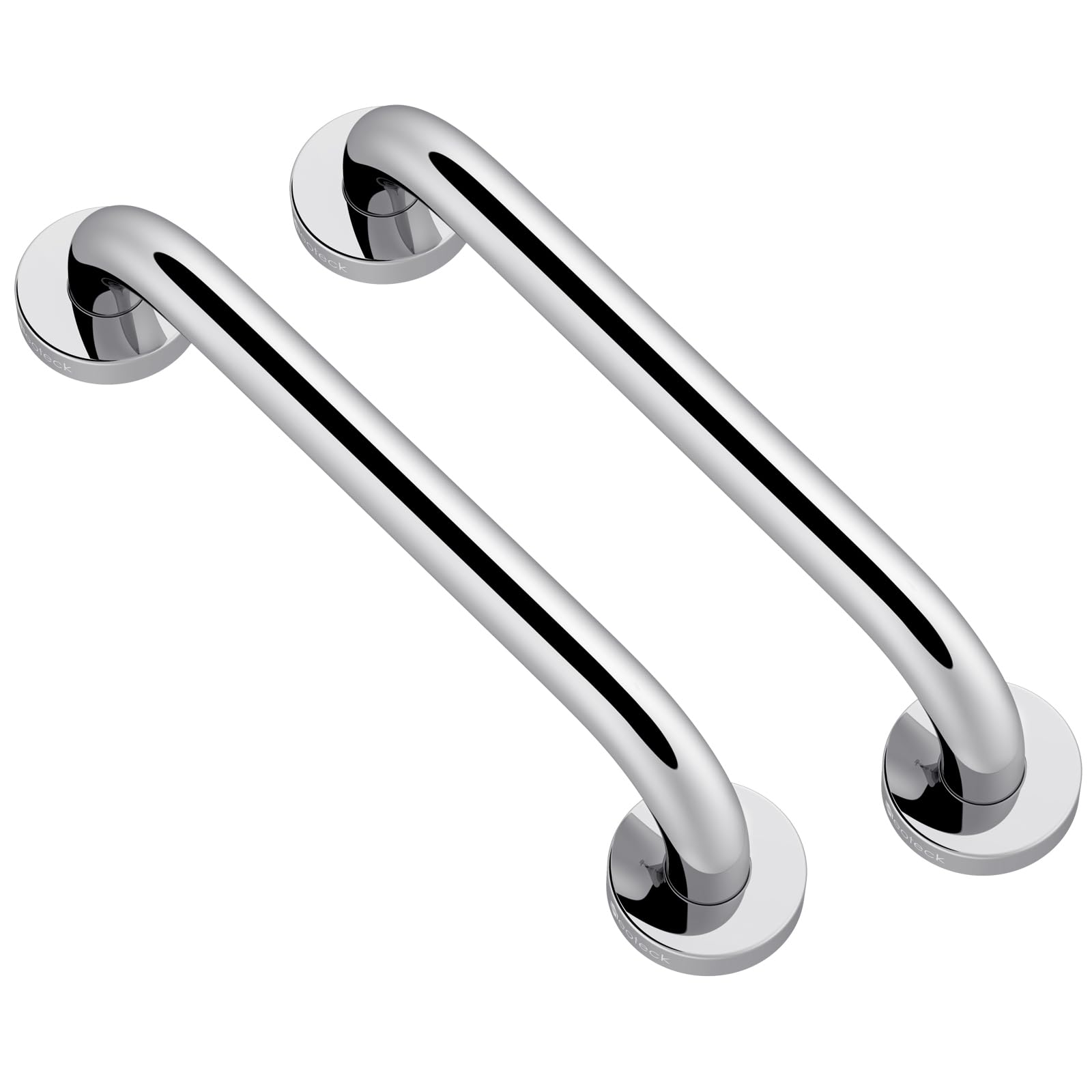 Neoteck 2-Pack Shower Handle Grab Rails 12 Inch/30cm Stainless Steel Anti-Slip Bathroom Safety Grab Bar Wall Grip for Bathtub Shower Elderly Seniors, Seniors, Home Use