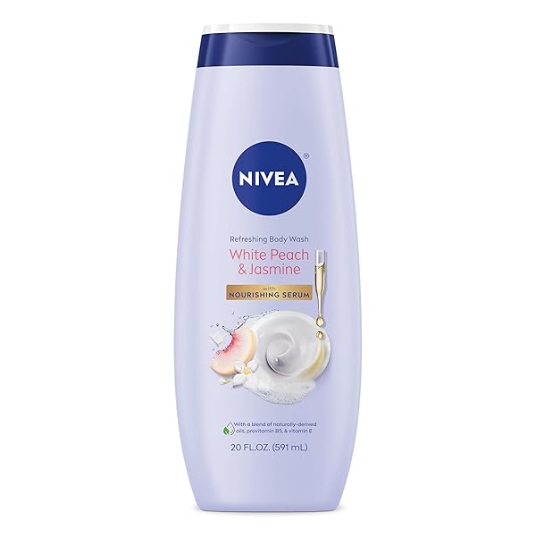NIVEA REFRESHING WHITE PEACH AND JASMINE BODY WASH...