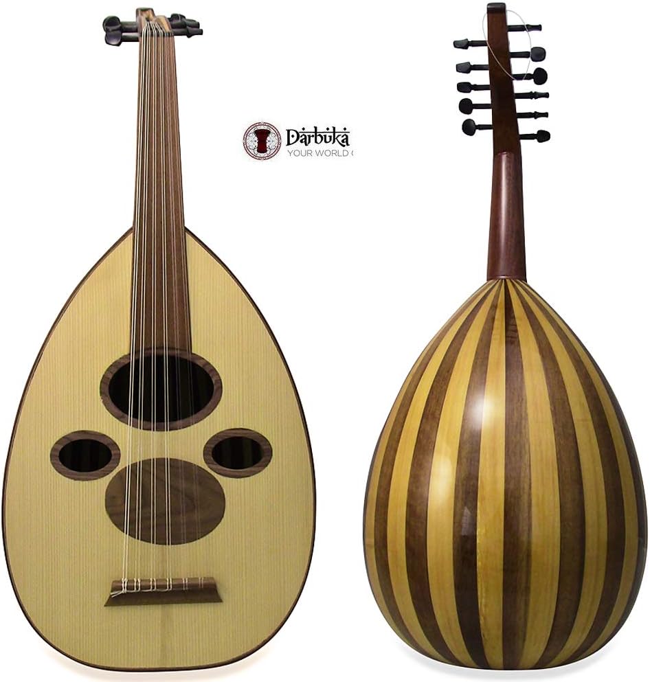 Amazing Arabic Oud"The Magical Stripe" An Arabian Oud + Soft Case-#S60CK