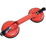 Heavy Duty Aluminum Suction Cup Glass Puller/Lifter/Gripper Double Vacuum Handle Plate for Lifting/Pulling/Moving Glass/Repairing Laminate Floor, by KINGLEV