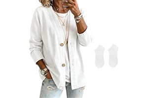 Women's Classic Button Front Denim Jacket V-Neck,Fashion Classic Lightweight Denim Jacket,Breathable Fabric & Relaxed Fit