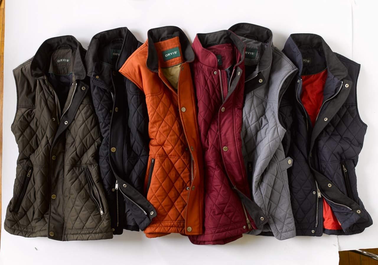 Orvis Men's Rt7 Quilted Vest at  Men’s Clothing store