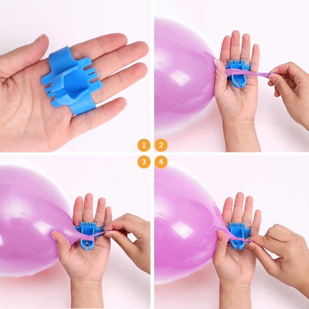Balloon Pump, Portable Dual Nozzle Ballon Inflator Pump for Balloons 110V 600W Electric Air Pump Blower, Balloon Arch kit &Balloon Garland kit, Balloons for Parties/Birthday Balloons Set