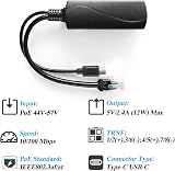 Revotech Type C PoE Splitter 5V 2.4A IEEE 802.3af 10/100M for IP Camera CCTV view 4