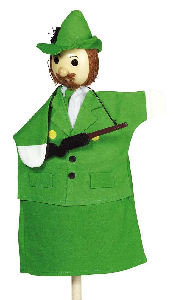 Toys Pure Wooden Handpuppet Hunter