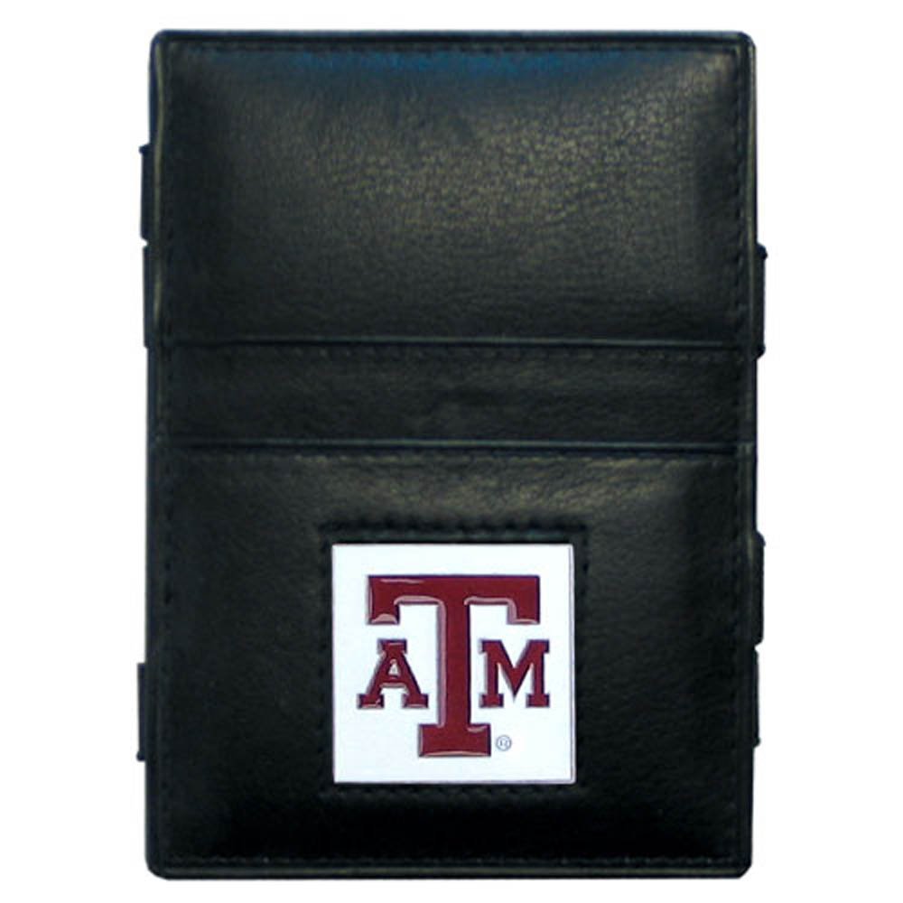 Siskiyou Sports NCAA Fan Shop Texas A&M Aggies Leather Jacob's Ladder Wallet One Size Black