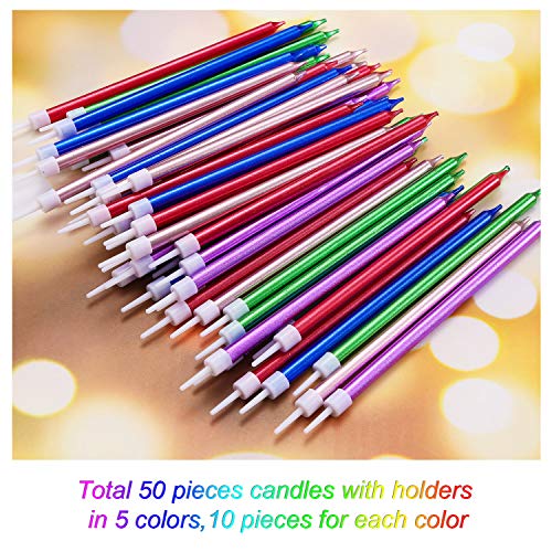 5 Blulu+Birthday+Candles+Decorations+Supplies