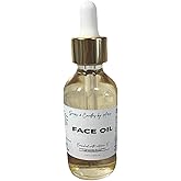 Natural Face Oil with Rose, Argan Oil and Vitamin E, for Dry and Sensitive Skin