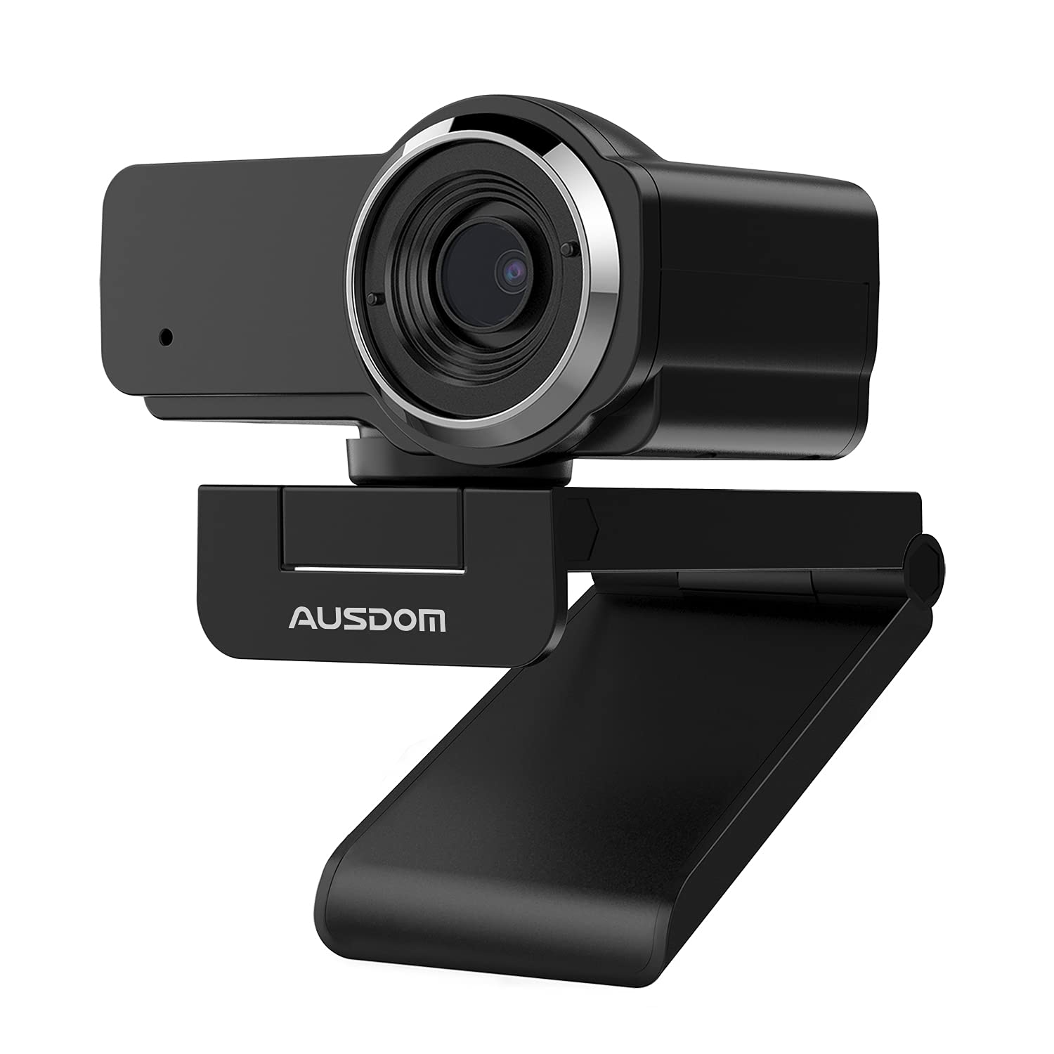 AUSDOM AW635 HD 1080p Webcam with Microphone, Plug & Play USB Streaming Webcam 60° Wide Angle with Low Light Correction for PC Mac Computer Laptop Online Class Zoom Webex Skype Google Meet Teams